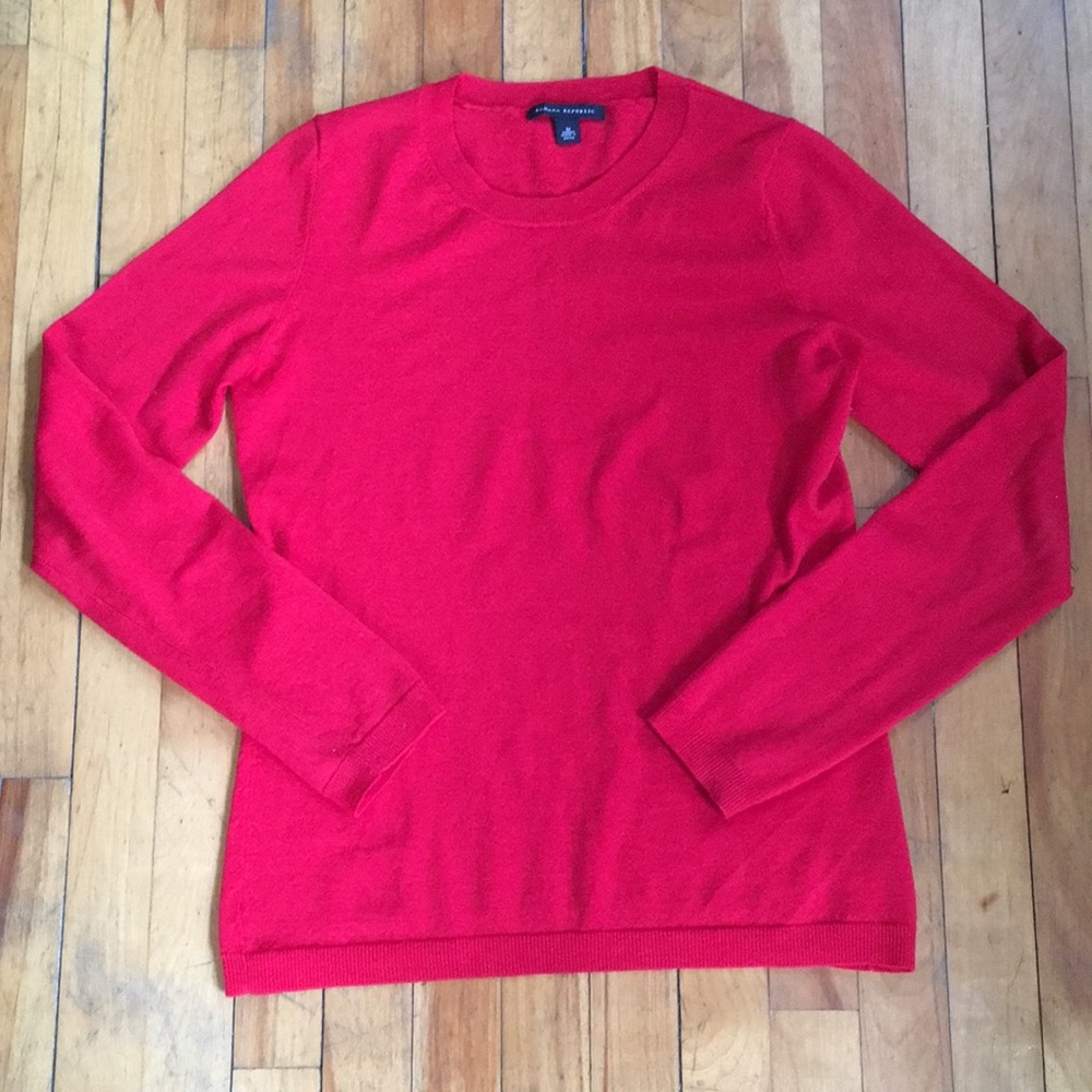 Red Banana Republic wool sweater